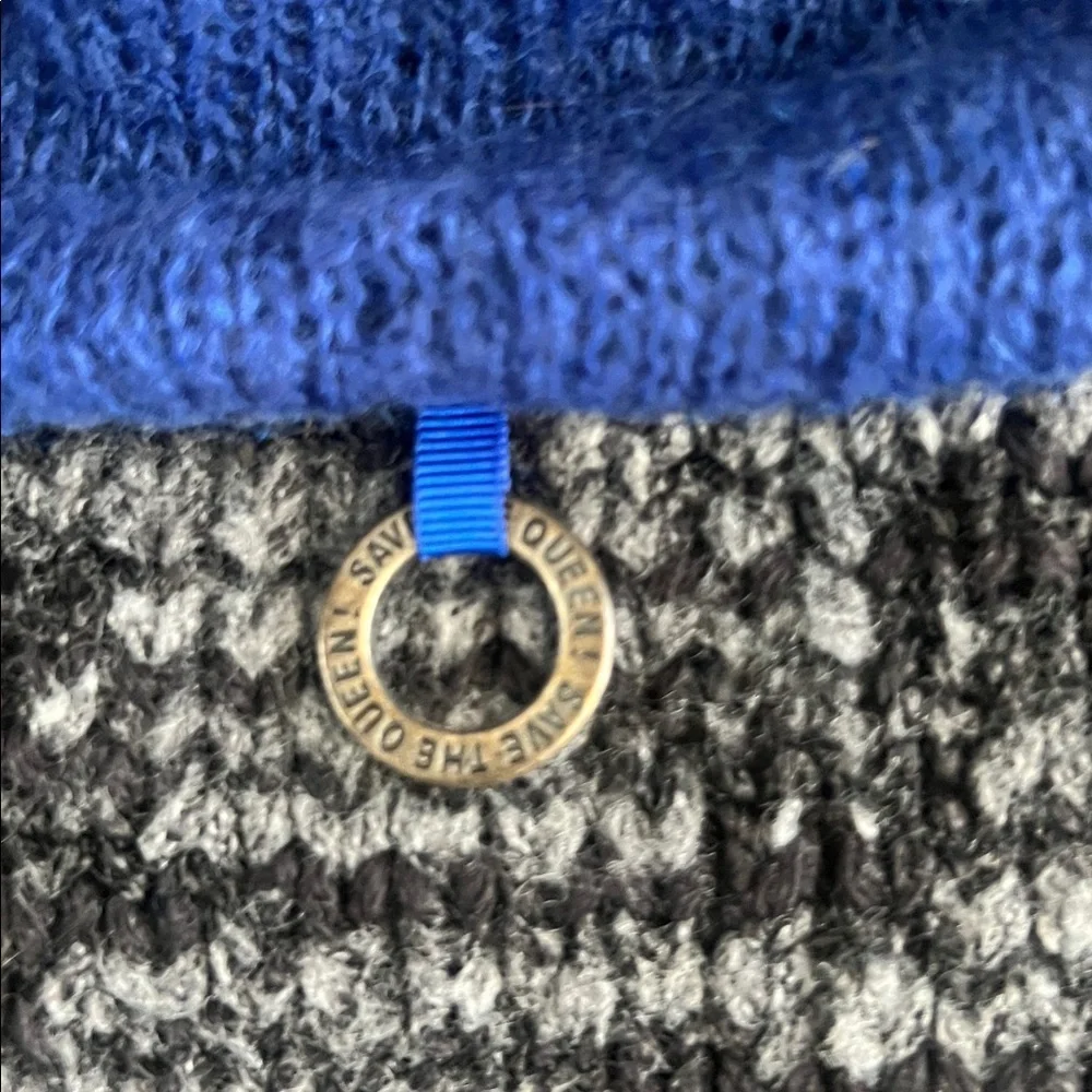 Save the Queen Mohair Blend Y2K Style Cardigan - Picture 14 of 15